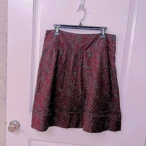 Fossil High Waisted, Side Button Mini Skirt